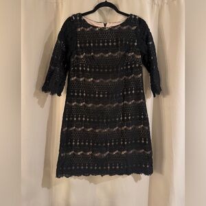 Jessica Howard Black&Cream Lace Dress